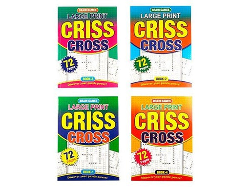 Large Print Crossword Book: Chris Chross A4 size - Boxful Events