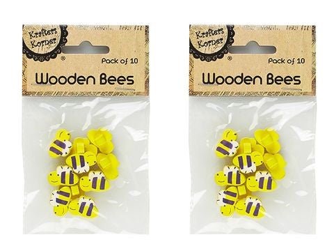 Wooden Bees: Craft Embellishments - Boxful Events