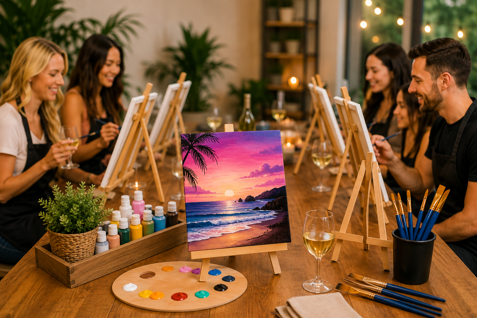 Paint & Sip Event Kits Australia: The Easy Way to Host a Fun, Creative Event Anywhere - Boxful Events
