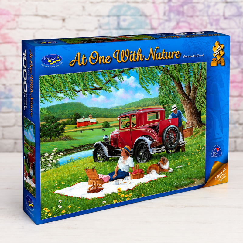 1000-Piece Jigsaw Puzzle by John Sloane | Far from the Crowd - Boxful Events