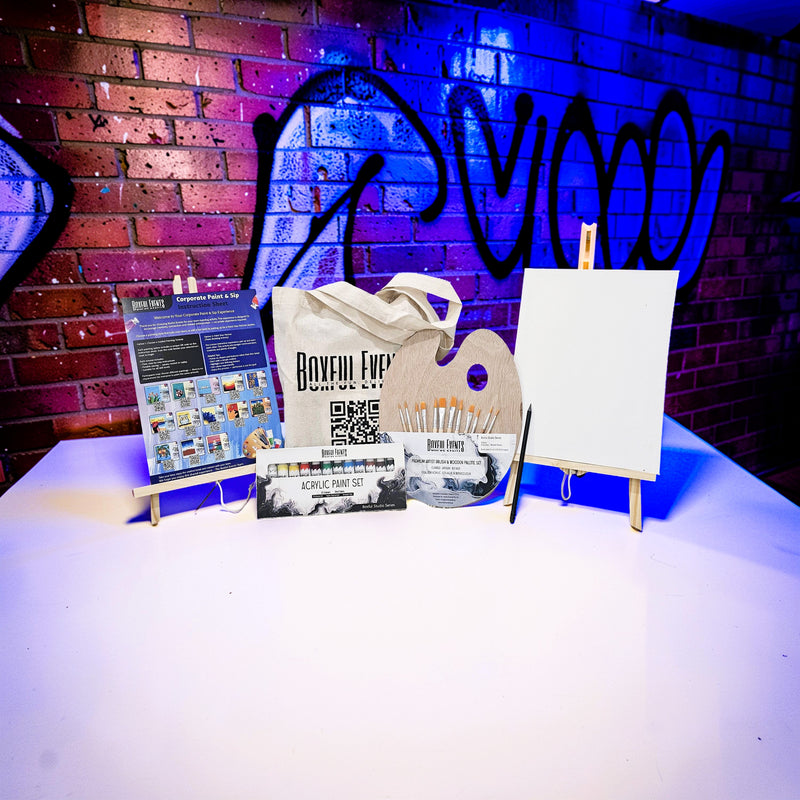 Team Building Paint & Sip Kits