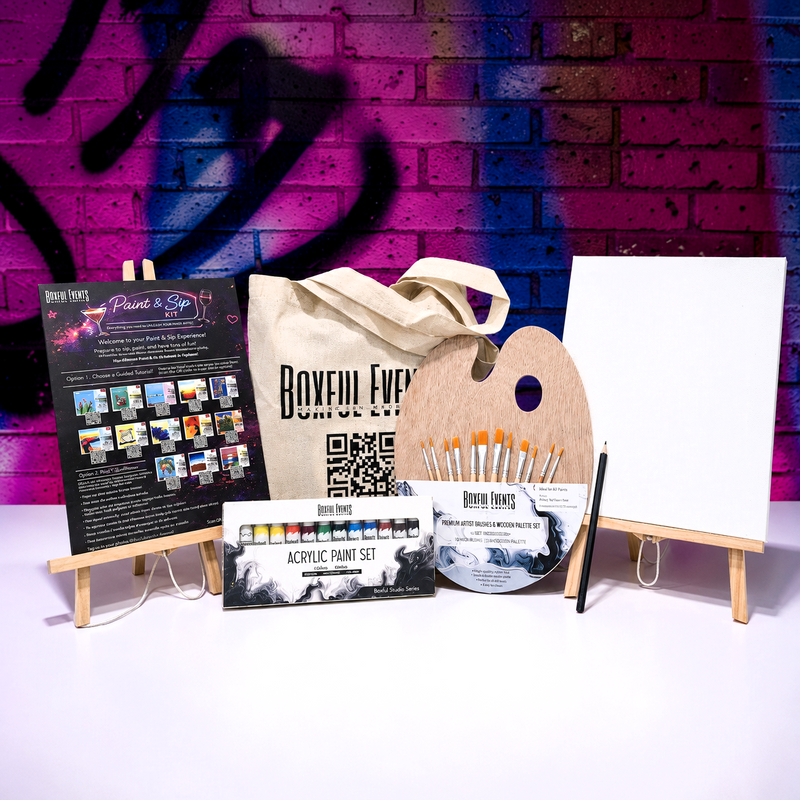Paint & Sip Event Kits 🎨🍷