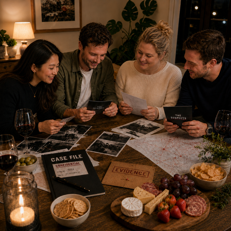 🔎 Murder Mystery & Escape Room Box | Free Shipping