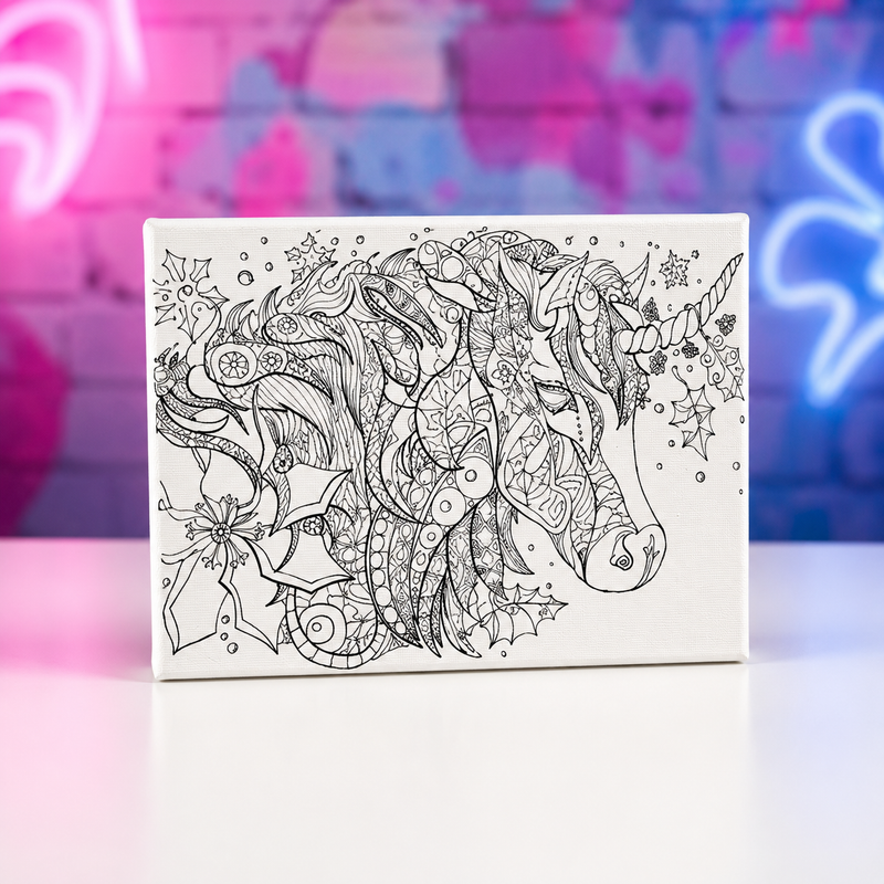 Small Printed Canvas | Dolphin, Unicorn or Butterflies