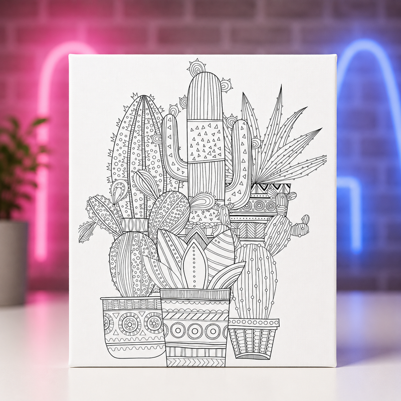 Pre-Printed Canvas Board | 23 × 30cm