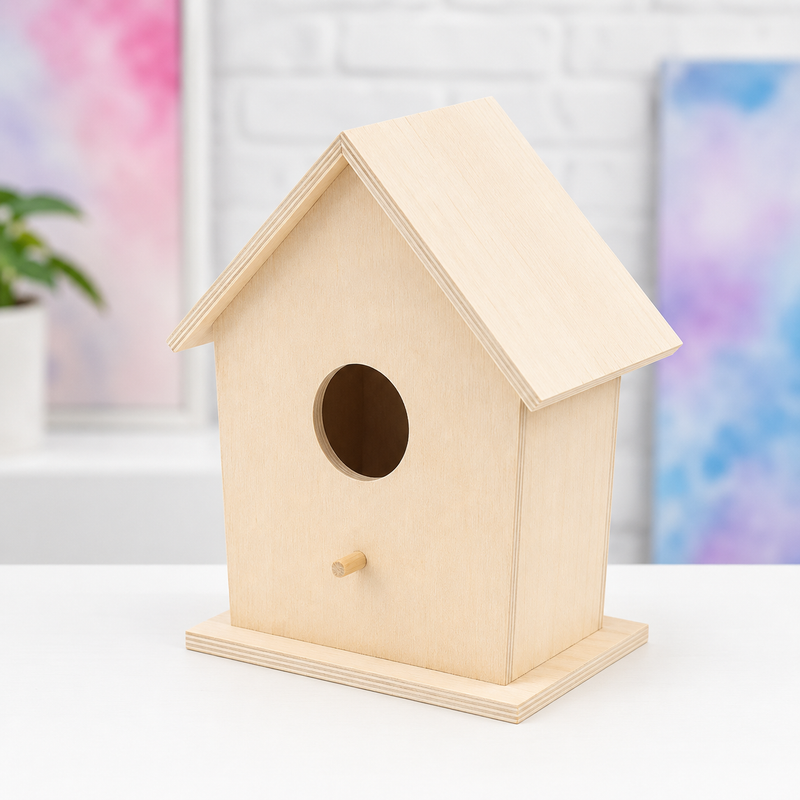 Wooden Bird House Craft