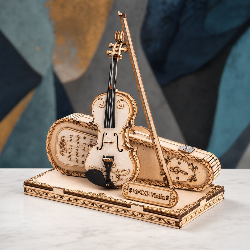 Violin Capriccio 3D Wooden Puzzle Kit
