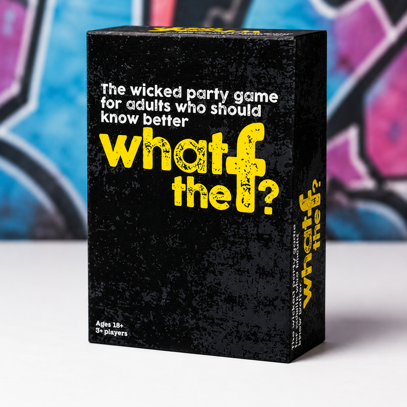What the F? Adult Party Game – Rude Quiz & Bluff Game