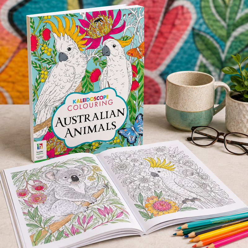 Australian Animals Adult Colouring Book | 48 Pages