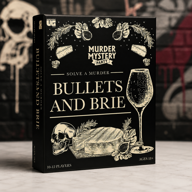 Bullets & Brie | Murder Mystery Party Game
