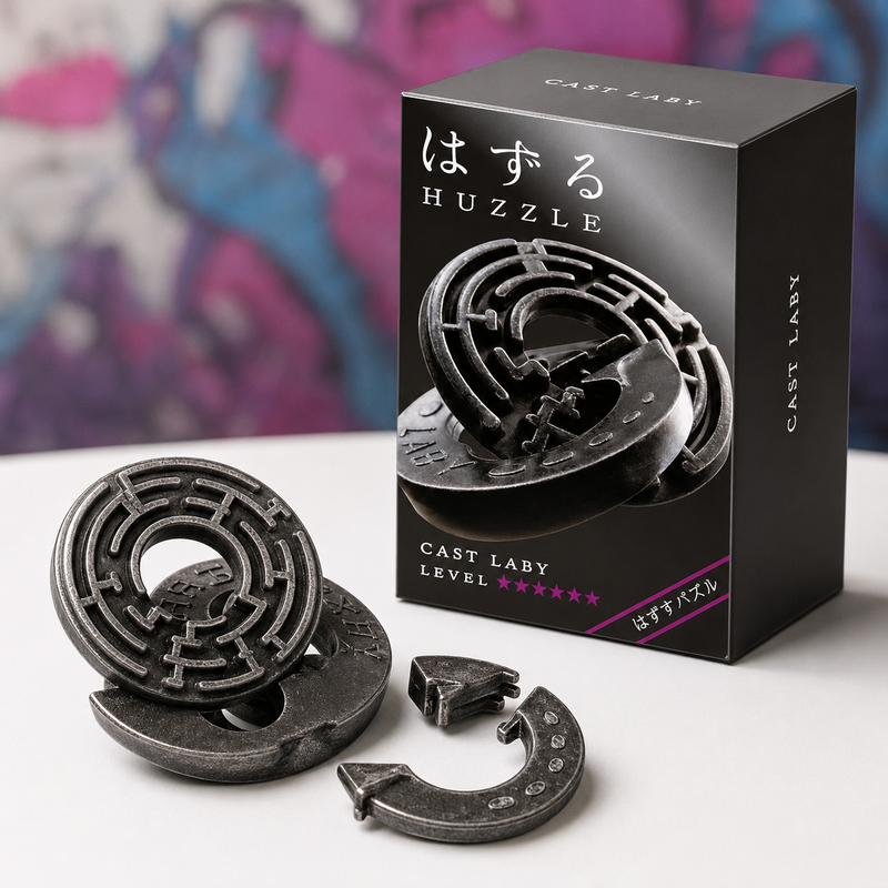 Hanayama Huzzle Metal Puzzle | Brain Teaser