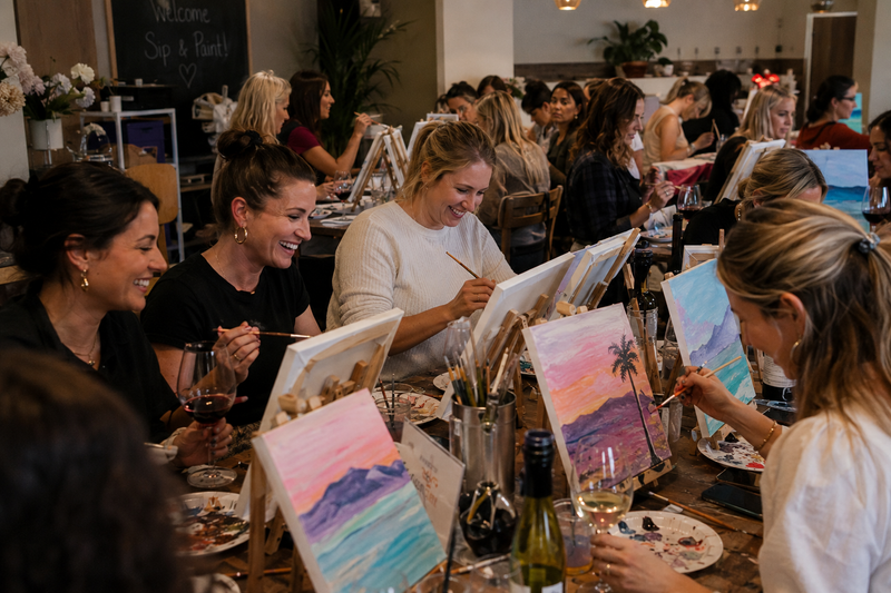 Paint & Sip Event Kits 🎨🍷