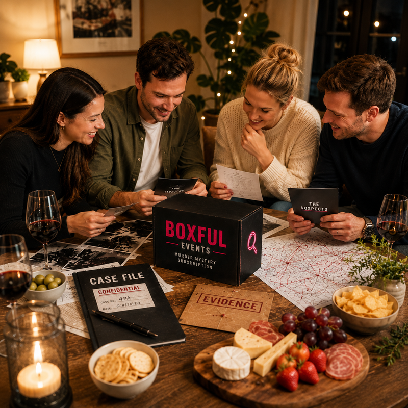 🔎 Murder Mystery & Escape Room Subscription | Free Shipping