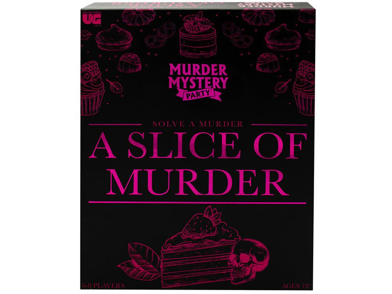 A Slice of Murder – Murder Mystery Dinner Party Game for 6–8 Players (Ages 18+) - Boxful Events