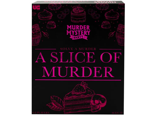 A Slice of Murder – Murder Mystery Dinner Party Game for 6–8 Players (Ages 18+) - Boxful Events