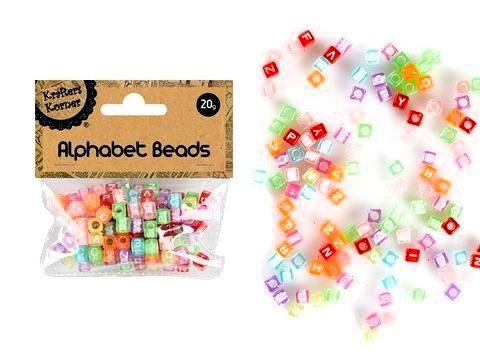 Colourful Alphabet Beads