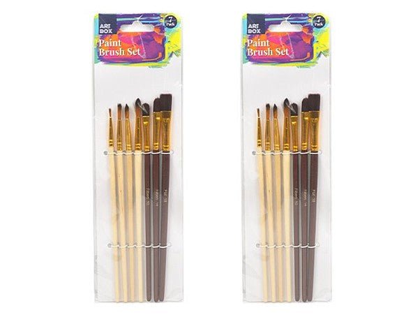 Artist Paint Brush Set 7 - Pack - Boxful Events