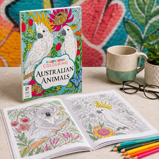Australian Adult Colouring Book | 48 Pages - Boxful Events