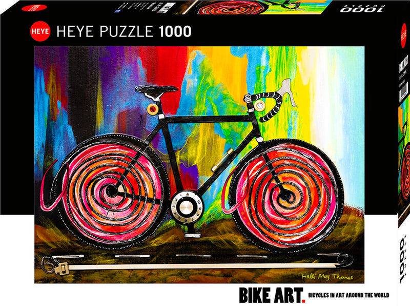 1,000-Piece Bike Art Puzzle