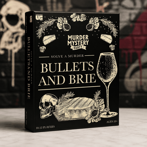 Bullets & Brie | Murder Mystery Party Game - Boxful Events