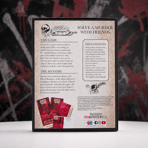 Bullets & Brie | Murder Mystery Party Game - Boxful Events