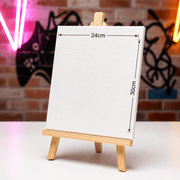 Canvas & Easel Set | 24 x 30cm - Boxful Events