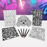 Colour by Numbers Kit with Pencils - Boxful Events