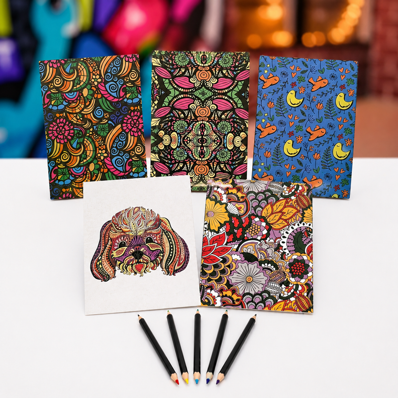 Colour by Numbers Kit with Pencils - Boxful Events