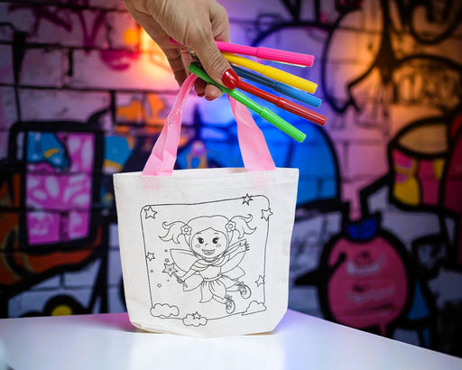Colour Your Own Tote Bag Kit | Party Favours & Creative Fun for Kids - Boxful Events