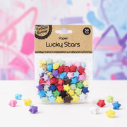 Colourful Paper Lucky Stars for Crafts | 50 Pack - Boxful Events