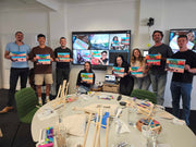 Corporate Paint & Sip Team Building Kit Australia | Creative Team Bonding Activity - Boxful Events