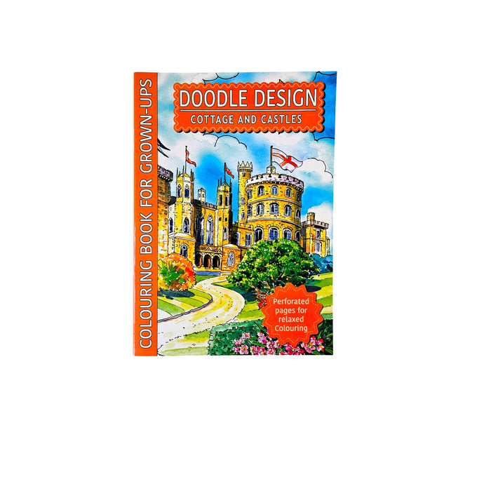 Cottages and Castles | Adult Colouring Book - Boxful Events