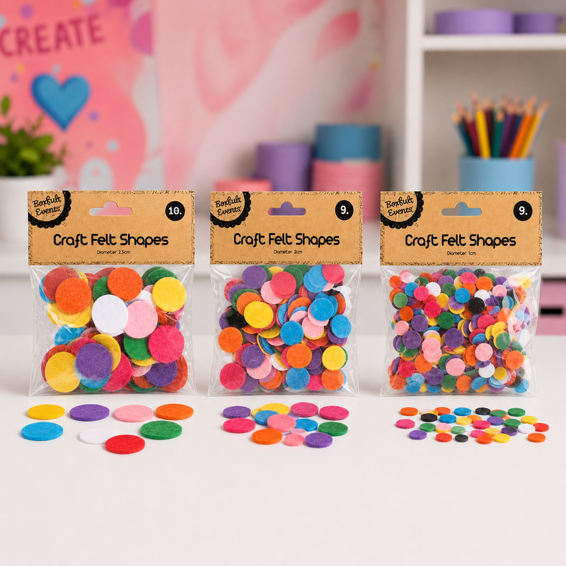 Craft Felt Circles - Boxful Events