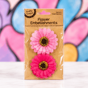 Craft Flower Embellishments – 2 Pack - Boxful Events