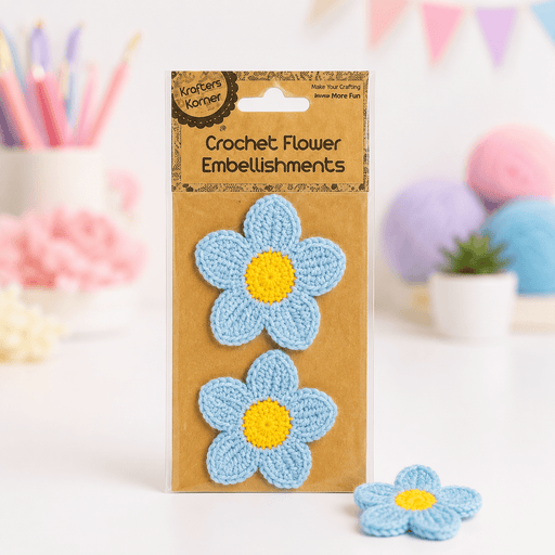 Crochet Flower Appliqué - Boxful Events