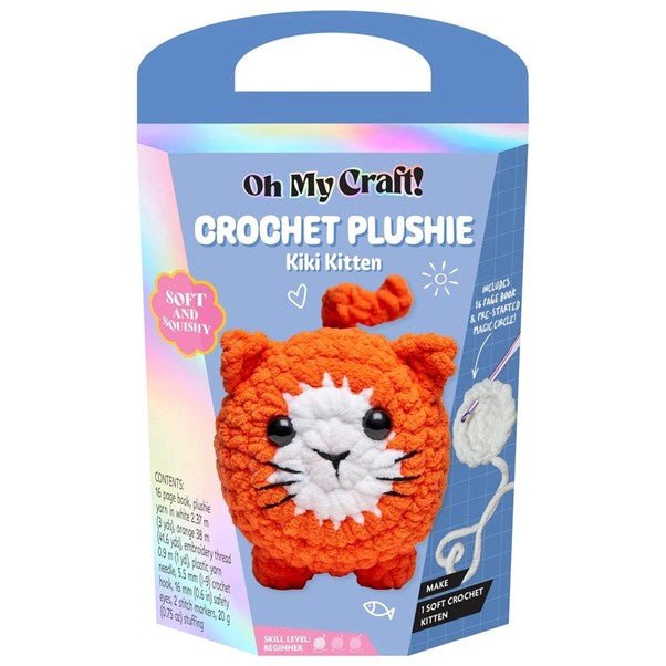 Crochet Plushie Kit – Kiki Kitten DIY Craft | Beginner - Friendly Crochet Gift & Relaxing Screen - Free Activity Australia - Boxful Events
