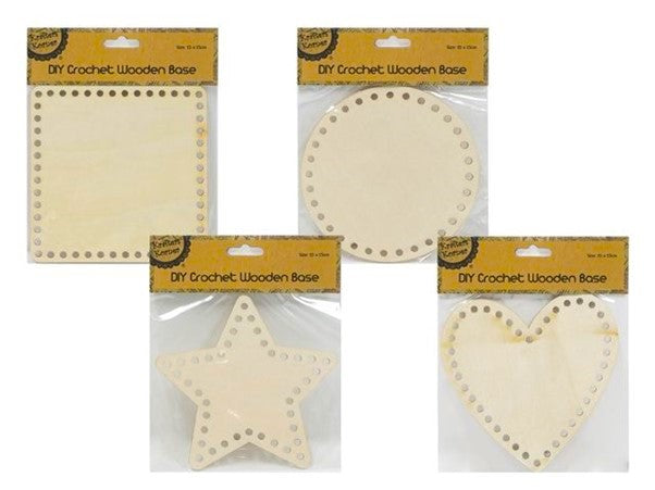 Crafty Crochet Wooden Base