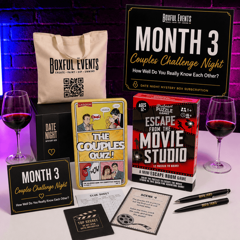 Date Night Mystery Box 💕 | Free Shipping - Boxful Events