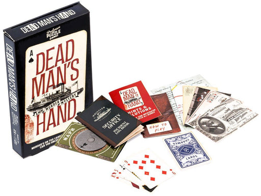 Dead Man’s Hand – Mini Murder Mystery Game | Solve the Crime | Ages 12+ | 1+ Players - Boxful Events