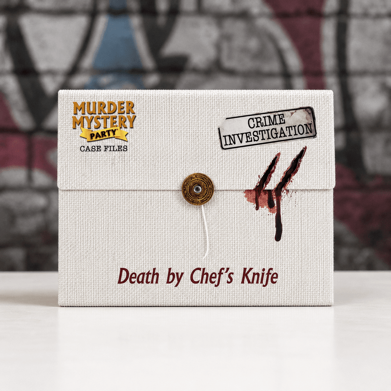 Death by Chef’s Knife Detective Case File - Boxful Events