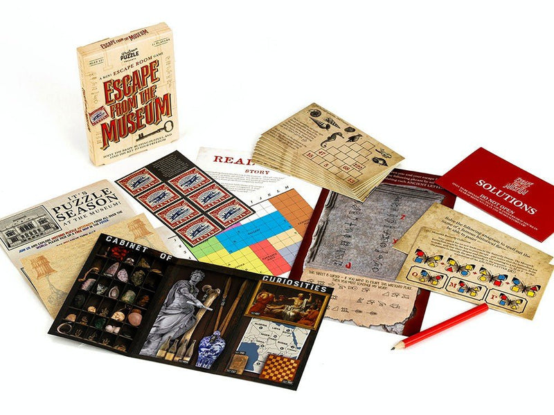 Escape from the Museum – Mini Escape Room Game (12 Puzzles) | Ages 12+ | 1+ Players - Boxful Events