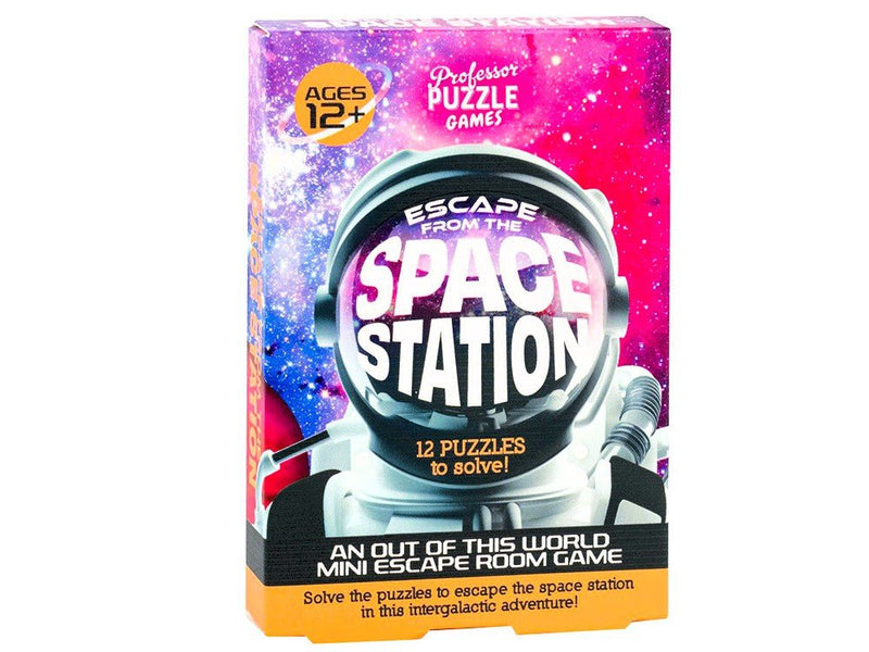 Escape from the Space Station – Mini Escape Room Game (12 Puzzles) | Ages 12+ | 1+ Players - Boxful Events