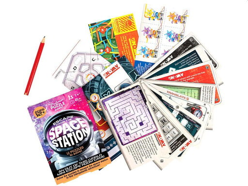 Escape from the Space Station – Mini Escape Room Game (12 Puzzles) | Ages 12+ | 1+ Players - Boxful Events