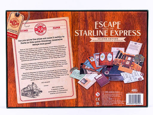 Escape from the Starline Express – Escape Room Game | Solve the Railway Mystery | 90 - Minute Puzzle Adventure - Boxful Events