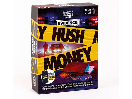 EVIDENCE HUSH MONEY: THE CARD GAME - Boxful Events