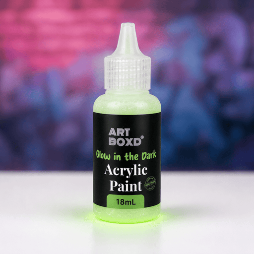 Glow in the Dark Acrylic Paint | 18mL | Individual Colours - Boxful Events