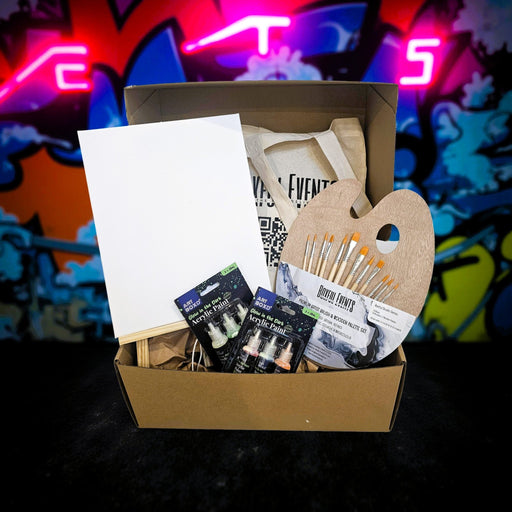 Glow in the Dark Painting Kit | Glow in the Dark Paint Set - Boxful Events