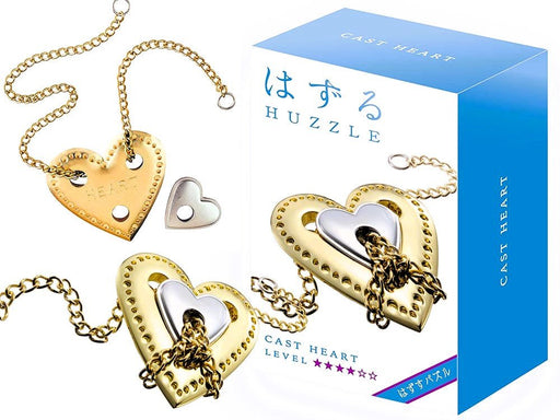 Hanayama Huzzle Puzzle: Cast Heart Level 4 - Boxful Events