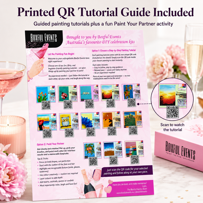 Hens Night Painting Kits - Boxful Events