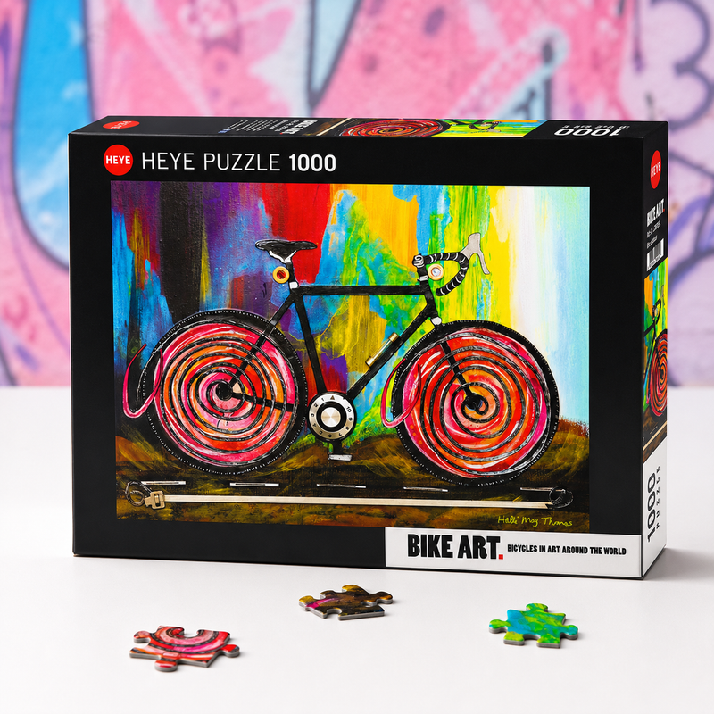 Heye Momentum Bike Art 1000-Piece Jigsaw Puzzle - Boxful Events